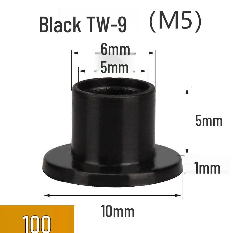 T-shaped Insulating Nylon Washer & Sleeve Assortment for M2-M12 Screws