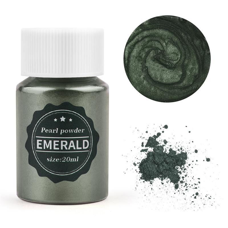 24 Color 10g Epoxy Resin Dye Mica Powder Powdered Pigments Set Resin Mica Pearlescent Resin Pearl Box-Packed Micas Colorants