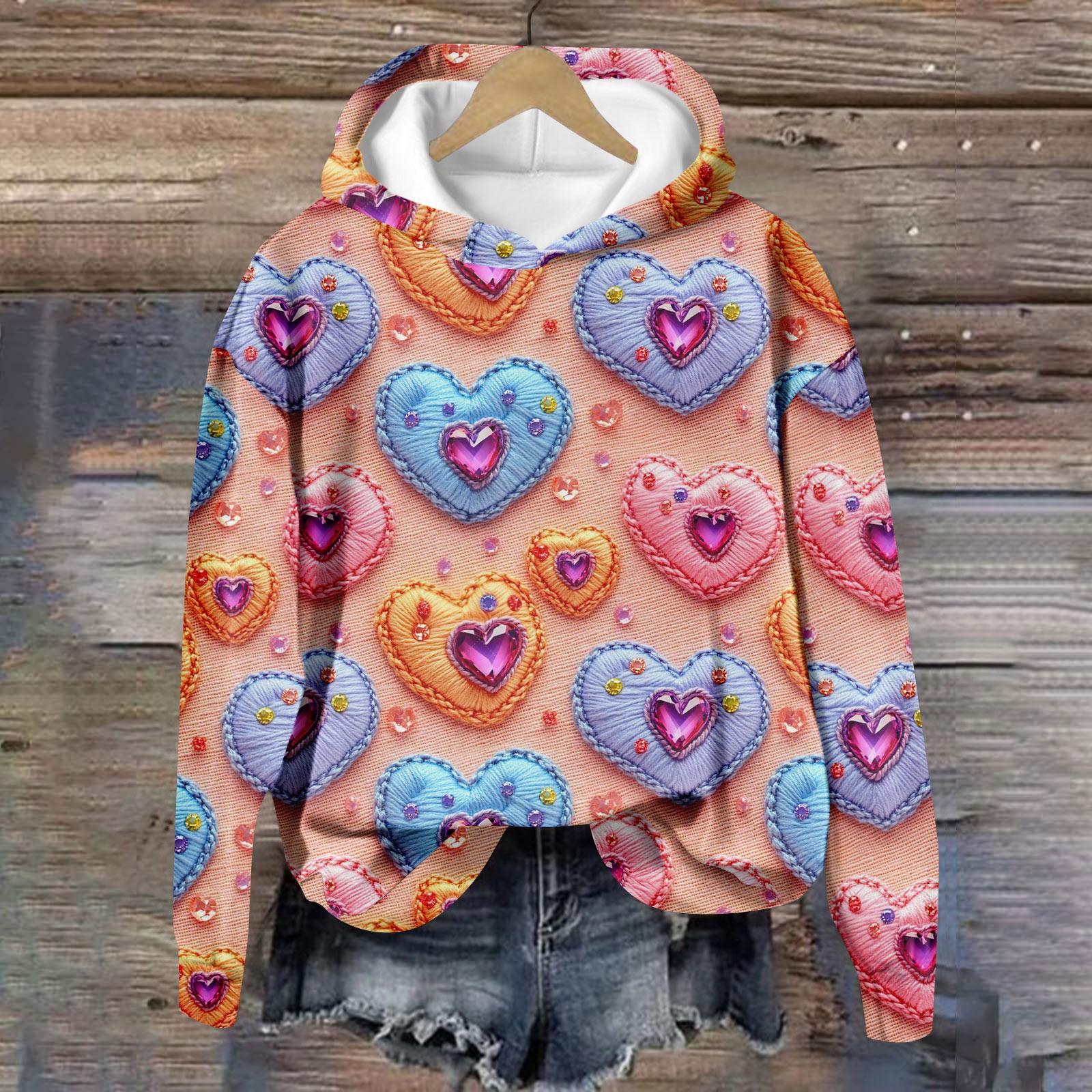 

Женские толстовки с длинным рукавом с принтом, толстовки, одежда для девочек-подростков, повседневные пуловеры, модные повседневные универсальные повседневные толстовки, топ L