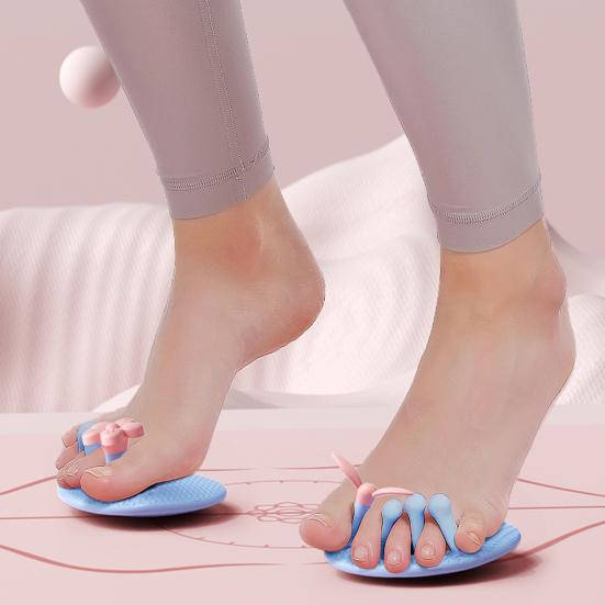 1 Pair Foot Arch Trainer for Flat Feet, Plantar Fasciitis Relief Bunion Correction Toe Separator Arch Support, Foot Massager Arch Strengthener Tool