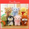 Elephant Penguin Scarf Pig Dinosaur Plush Doll Stuffed Animal Doll For Gift Kids