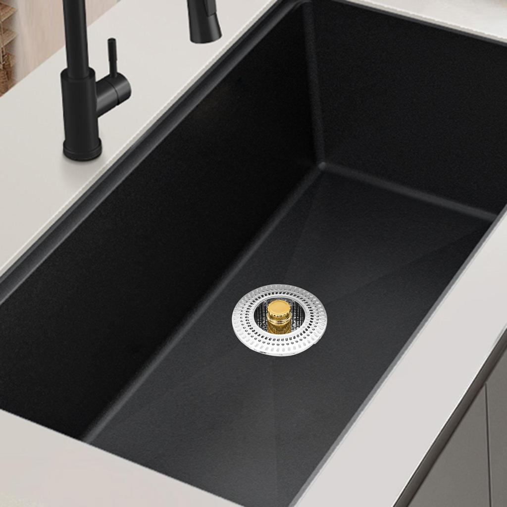 Sink Bounce Core Drain 2 in 1 Design Upgraded Convenience Kitchen Sink Strainer against Odors without Clogging for Bathroom