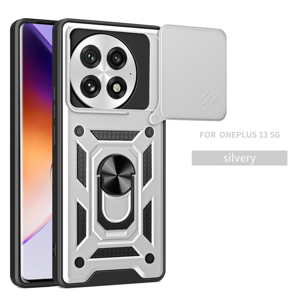 Θήκη Armor με Σταντ Για OnePlus 13 5G One Plus Κάλυμμα Με Δακτύλιο Προστασίας Φακού Μαγνητική Βάση Coque Fundas