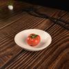 Retro Ceramic Persimmon Incense Holder - Zen Agarwood Stick Dish for Home