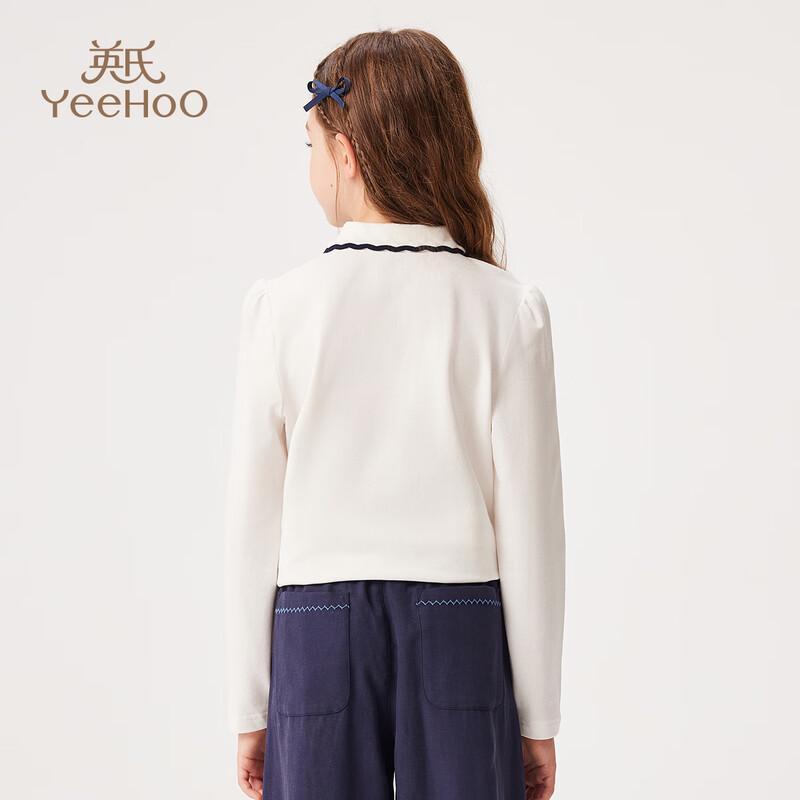 YEEHOO Girls' Long Sleeve Polo Shirt