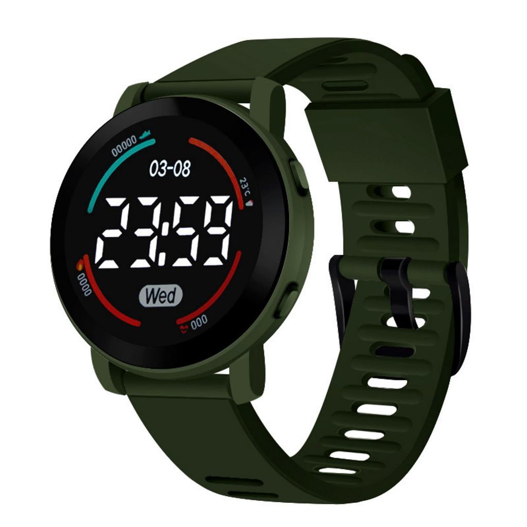 Men's Digital Watch Sports Electronic Watch With Luminous Display, Running Timer, Alarm Clock, Resistant Fitness Watch For Outdoor Activities