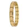 Hapiship New Women's Jewelry 9mm Width Itanlian Elastic Charm Bracelet Fashion Stainless Steel Bangle ST-