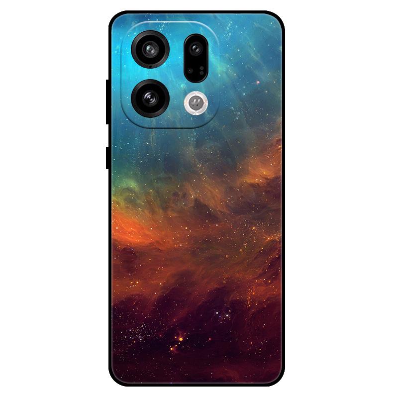 For Oppo Find X9 Pro Case Silicone Luxury Space Soft Bumper for Oppo Find X 9 X9Pro 5G 2025 Phone Cover TPU Funda Shockproof