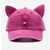 Fashion Cute Cat Ears Baseball Cap Casual Sunshade Duck Tongue Hat Adjustable Breathable Sun Hats Outdoor