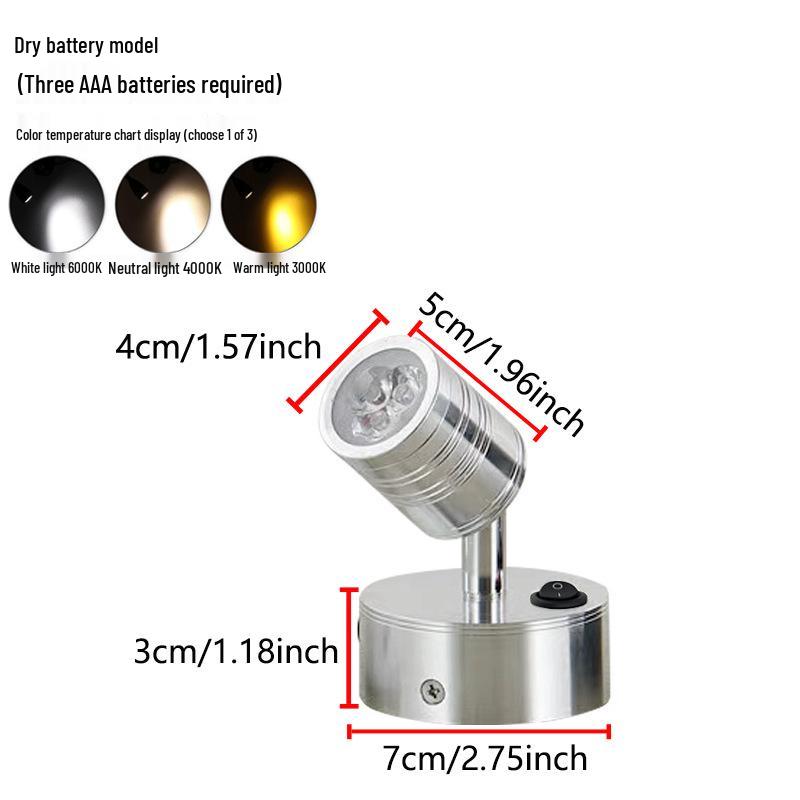 Wireless Jewelry Display Spotlight with Battery
