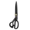 Tailor scissors Multi-size black tailor scissors Stainless steel fabric scissors, tailor scissors