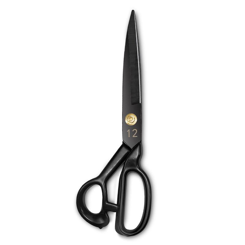 Tailor scissors Multi-size black tailor scissors Stainless steel fabric scissors, tailor scissors