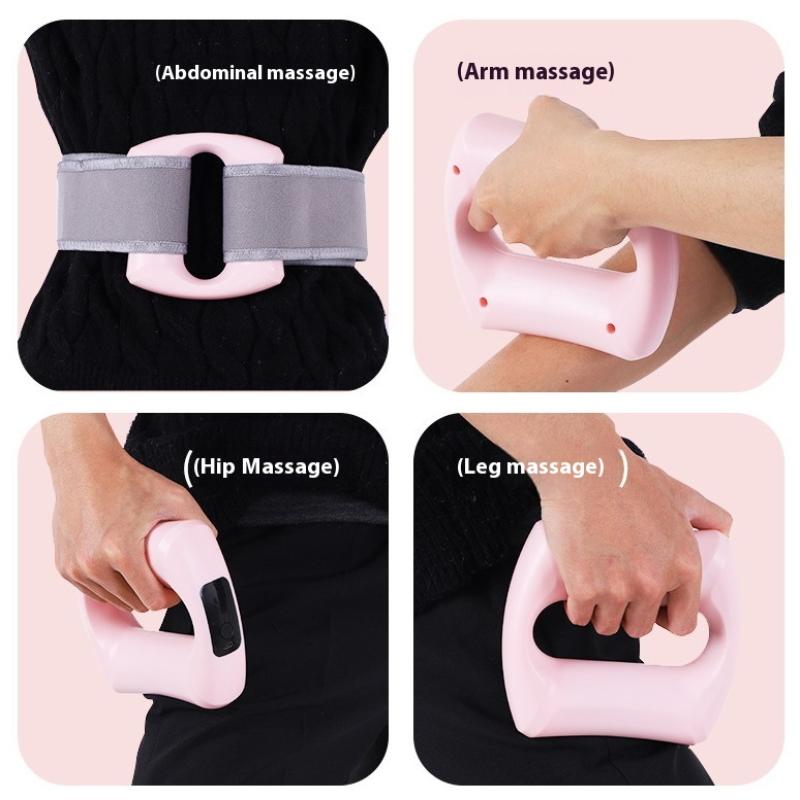 Portable Percussion Fascia Ring Usb Charging Massage Belt Vibrating Neck Membrane Massage Relaxation Shoulder Massage