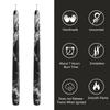 10 Inch Taper Candles Marble Print Candlesticks Handmade Set of 2PCS Unscented Tapered Candle for Hone Decoration Party