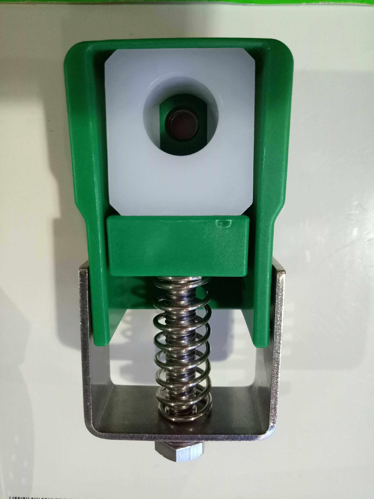 

Rubber Roller Pressure Block for PCB Electroplating Equipment Green Slider with M8 Thread