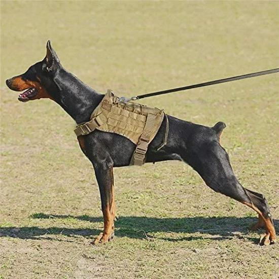 1000D wasserdichte taktische Camouflage-K9-Trainingsweste für große Hunde