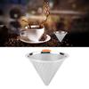 American Stainless Steel Coffee Filter Tea Coffee Dripper Coffee Mesh Strainer Funnel