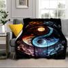 Flame Dance In Blue And Orange Blanket Flannel Blanket Throw Blanket Sofa Cover Blanket Soft Premium Blanket Picnic Blanket Tv Blanket Gifts