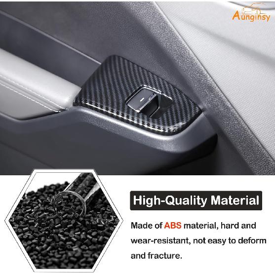 Aunginsy Door Window Glass Lift Button Panel Trim Cover Compatible with Subaru Crosstrek 2023 2024 Car Front & Rear Door Armrest Window Control