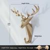 Antler Adhesive Entryway Key Hook – No-Drill Wall-Mounted Decorative Hook