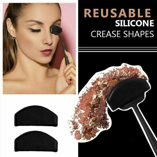 1 Set 6-in-1 Eyeshadow Crease Line Kit Portable Travel Eyeshadow Crease Stamp Women Cut Crease Creation