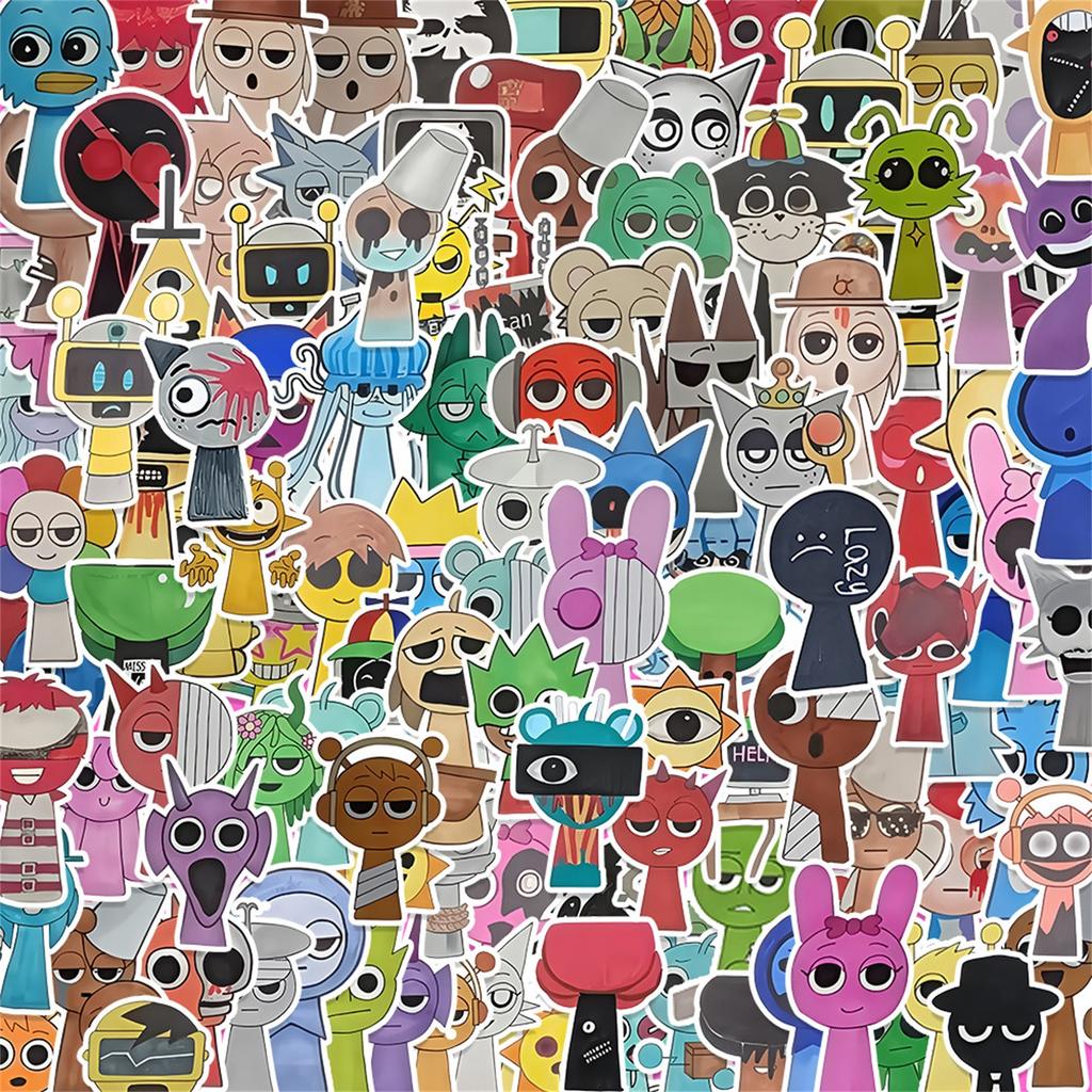 Stickers For Laptop And Water Bottle, Cool Game Decal For Teens,Girl Phone,Bike,Skateboard,Travel Case,Computer 120pc