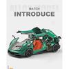 1/24 Pagani Huayra BC Supercar Alloy Die Cast Toy Car Model Sound and Light Pull Back Children's Toy Collectibles Birthday Gift