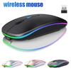 Rechargeable Silent Wireless Mouse LED Backlit Mice 2.4G Receiver Bluetooth Dual Mode Optical Mice For PC Laptops Computer Mouse