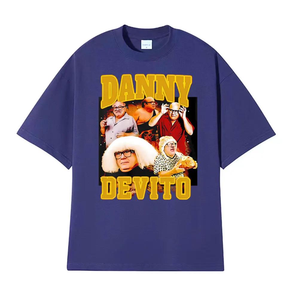 Śmieciarz Danny Devito Vintage Koszulka Rapowa Wysokiej Jakości Koszulki Unisex Krótki Rękaw Komfort Męska Odzież Koszulka Streetwear