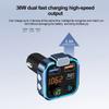 BT23 FM Transmitter Auto Bluetooth5.0 QC3.0 PD20W Autoladegerät Digitalanzeige Adapter Musik MP3 Player Autozubehör
