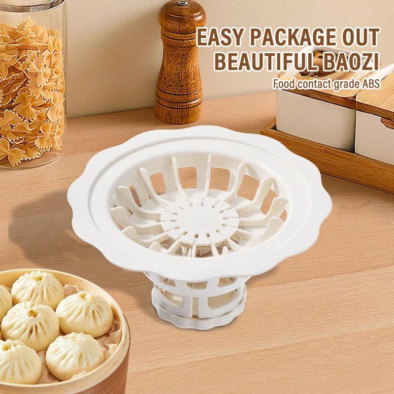 Dumpling Making Mould Flower Shaped Bun & Dumpling Machine Diy Baozi Maker Machine Food Safe Material Handbanary Baozi Bun Mold