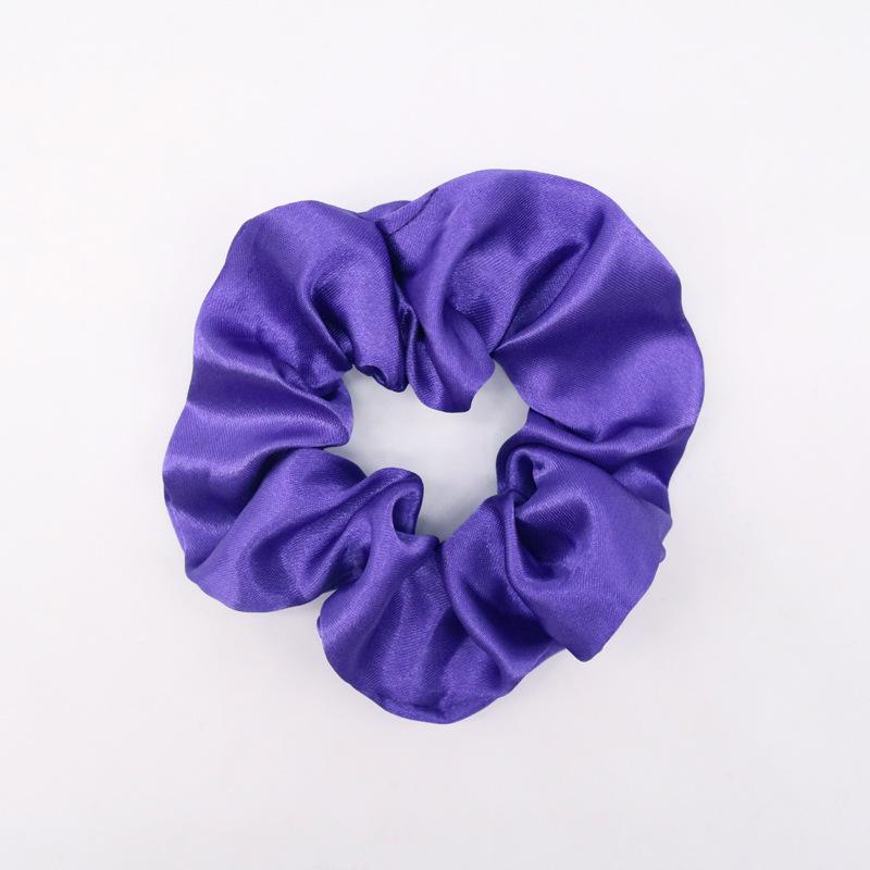 Vintage French Satin Silk Hair Tie - Retro Versatile Accessory