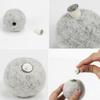 Interactive Funny Cat Ball Teaser Catnip Capsule Faux Wool Ball Catmint Chew Pet Toy