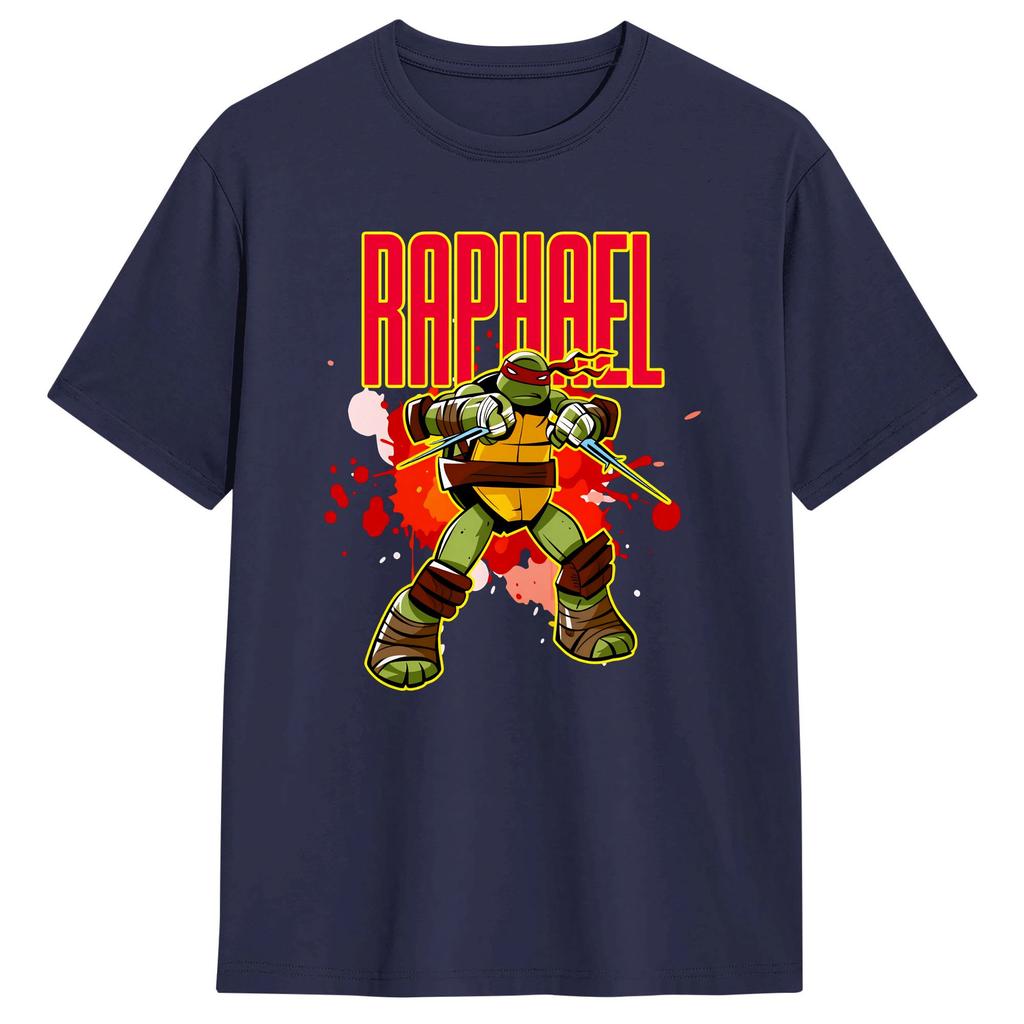 TMNT Raphael TShirt Summer Fashion T Shirts Cotton Round Neck Oversize Top Tees Short Sleeve Streetwear Tops