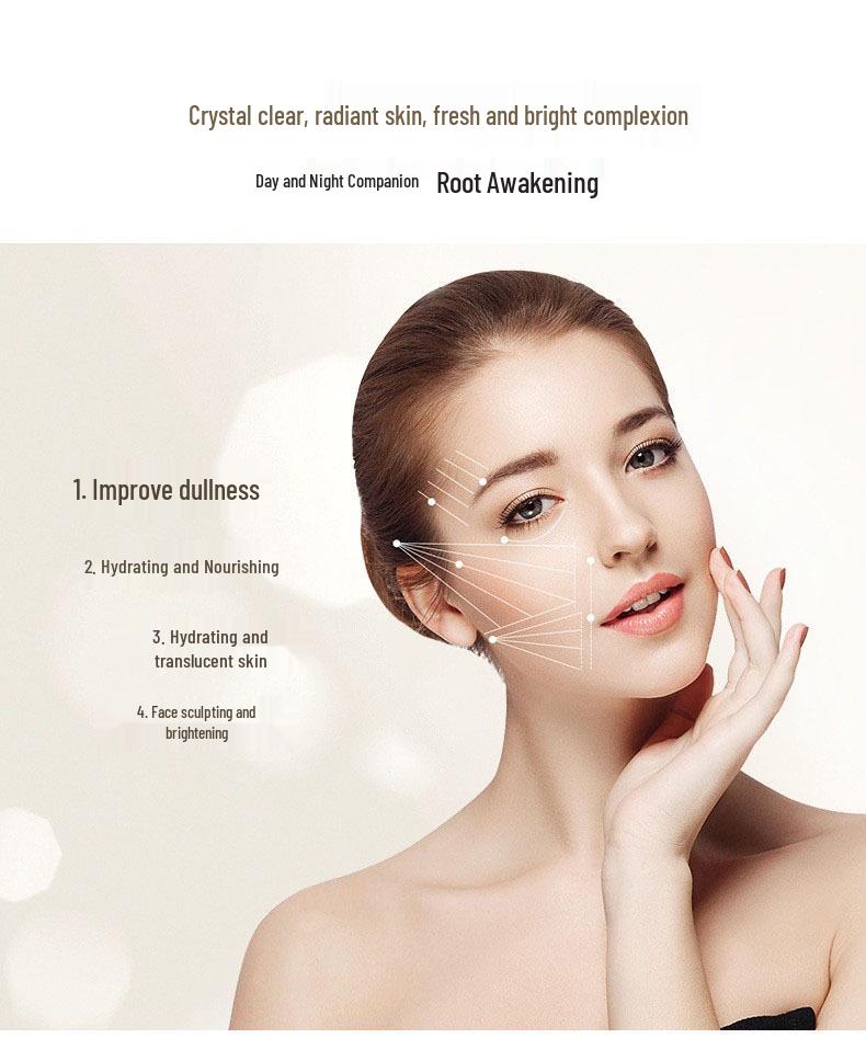 Royal Jelly Hydrating Skincare Set: Anti-Wrinkle Firming Cream, Toner, Lotion & Cleanser.