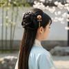 Red Wooden Hair Stick Tassel Hanfu Hairpin Classical New Chinese Style Hair Clip  Bridal