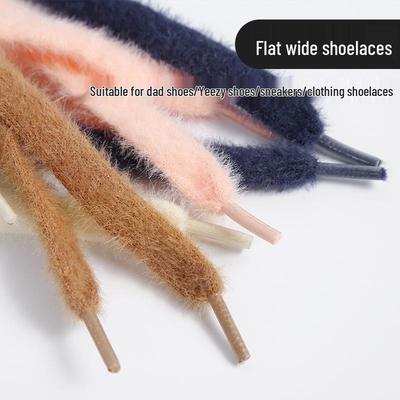 Lacci piatti soffici da 1,2 cm, carini, per scarpe in tela McQueen e Air Force One