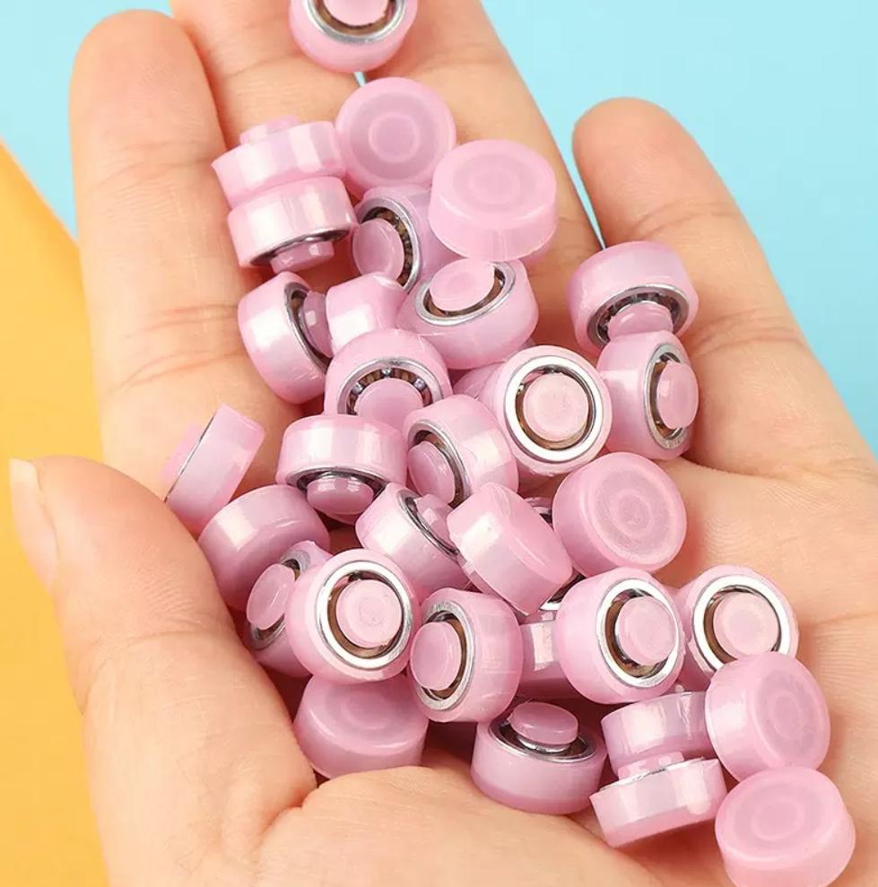 10Pcs 360°Rotation Mini Rotating Bearings Smooth Spin 3 Size Ball Bearing Accessories High Precision Jewelry Making