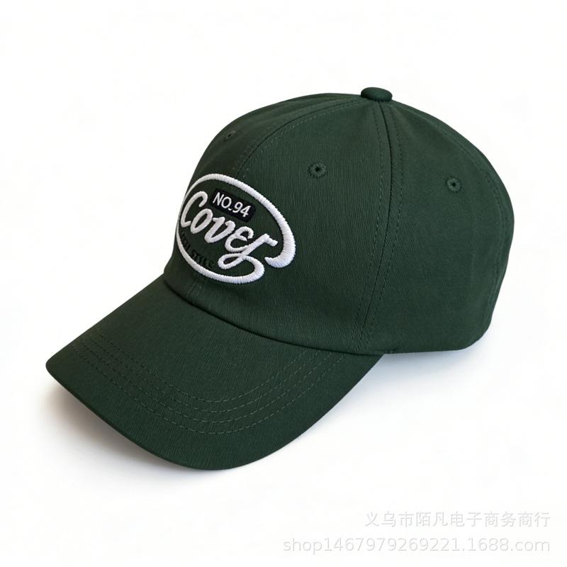 Spring and summer new letter embroidered baseball cap men's and women's fashion versatile trend sun hat travel sun protection cap