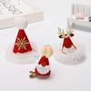 Shining Christmas Sequin Small Hat Hair Accessories Hair Clip Christmas Hat Cute Mini Xmas Hat Funny Christmas Hat Hair Clip