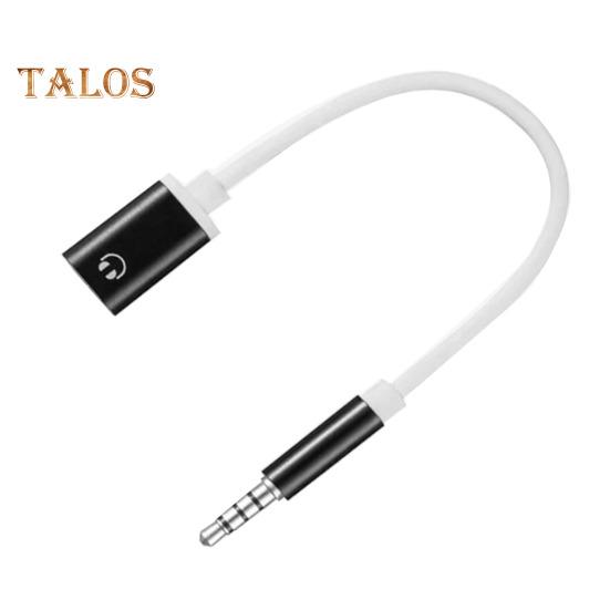 

3,5 мм мужской-женский тип C аудиокабель адаптер для наушников для MP3-плеера ноутбука планшета шумоподавляющий аудиоадаптер без потерь для гарнитуры чёрный