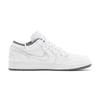 Jordan Air Jordan 1 Abrasion Resistant Abrasion Resistant Low Top Vintage Basketball Shoes Unisex White 553558-152(Team210)
