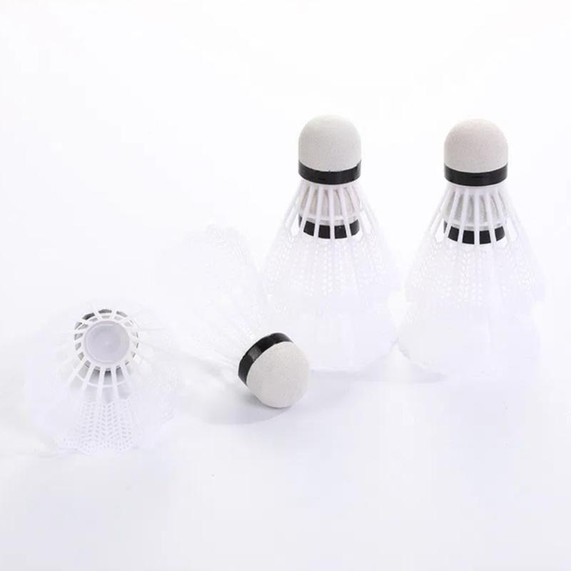 12Pcs Portable Shuttlecocks For Training Entertainment Plastic Training Ball Lightweight Badminton For Hitting Practice