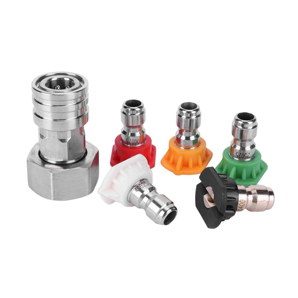 Garden Hose To Mini Power Washer Adapter Car Washing Nozzle & Hose Attachment for Car Wash & Outdoor Cleaning