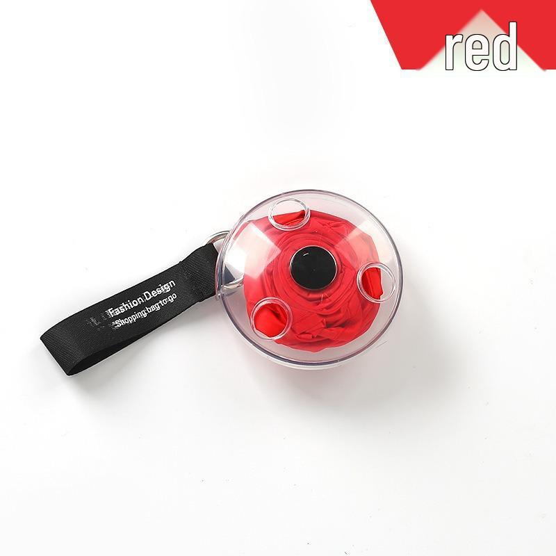 Portable Retractable Shopping Handbag: Multi-functional Outdoor Crossbody Storage Disc.