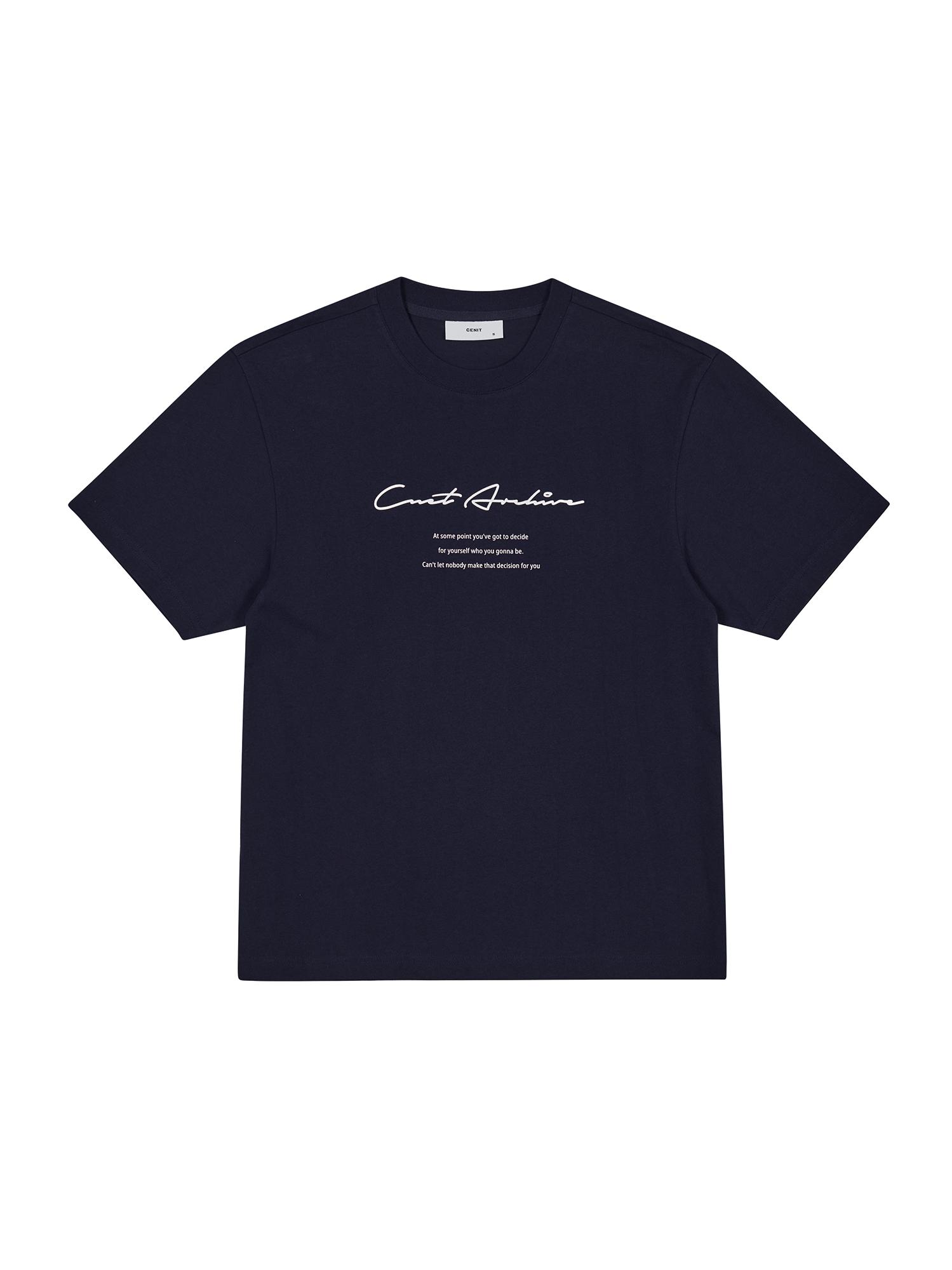 Senit Contemporary T-Shirt Navy L