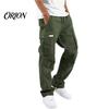 Weiche Hautfreundliche Lounge-Hose Herren Cargohose, Lockere Passform Jogginghose mit Verstellbarem Kordelzug Stylischer Hip-Hop-inspirierter Bündchen, Mehrere Taschen,