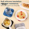 Anti Odor Drain Seal 2PCS Square Cover for Shower Floor, TPR Hair Catcher Filter Stopper, Detachable Deodorizer Pad Bathroom Kitchen And Laundry Room