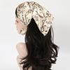 Foulard da Donna, Stile Coreano Primavera e Autunno, Versatile alla Moda, Piccolo Foulard Quadrato con Collo Decorativo