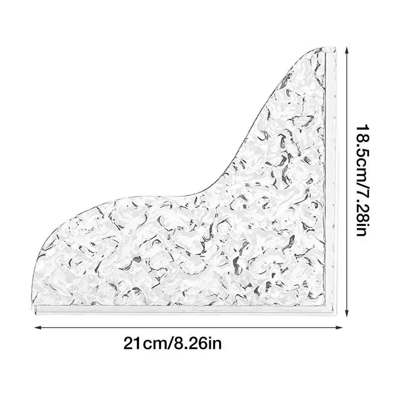 Guard Shower Guards Bathtub Water Corner Bath Tub Shield Screen Acrylic Splashing Bathroom Door Curtain Clear Barrier Sink 2Pcs